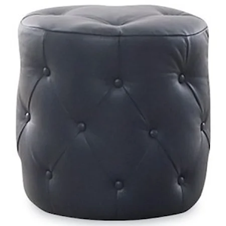 Tall Tufted Accent Ottoman